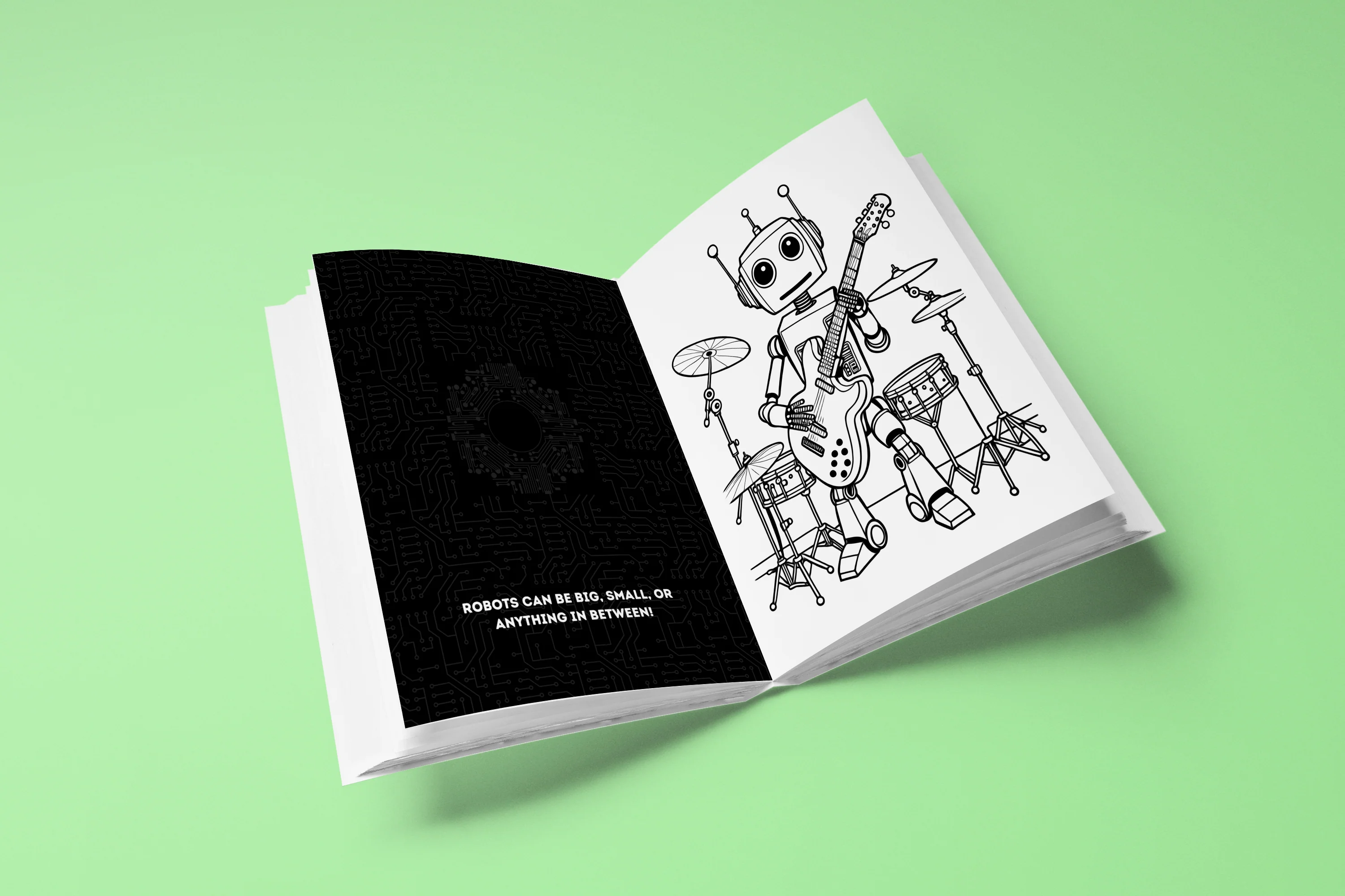 Robo Doodles – A Journey in Color and Imagination (Volume I) detail image